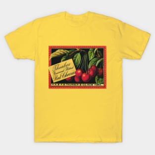 Vintage Thurbers Fruit Crate Label T-Shirt